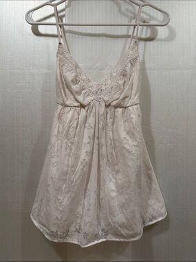 Sweetees Cream Lace-Trim Top